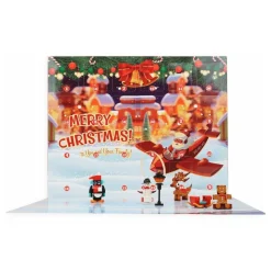 Adventskalender Byggklossar Julfigurer