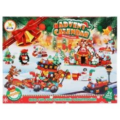 Adventskalender Byggklossar Julfigurer