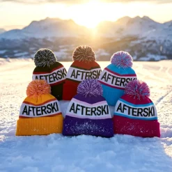 Afterski Mössa Röd