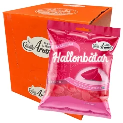 Aroma Hallonbåtar i Påse Storpack