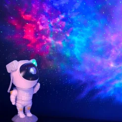 Astronaut Laserprojektor Rymden