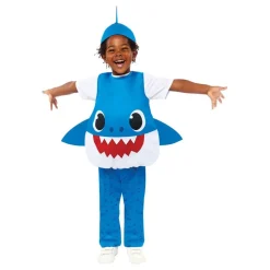 Baby Shark Blå Barn Maskeraddräkt