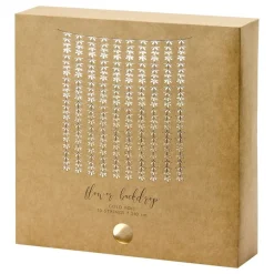 Backdrop Blommor Guld