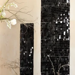 Backdrop Paljettpanel Svart