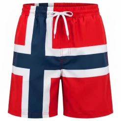 Badshorts Norska Flaggan