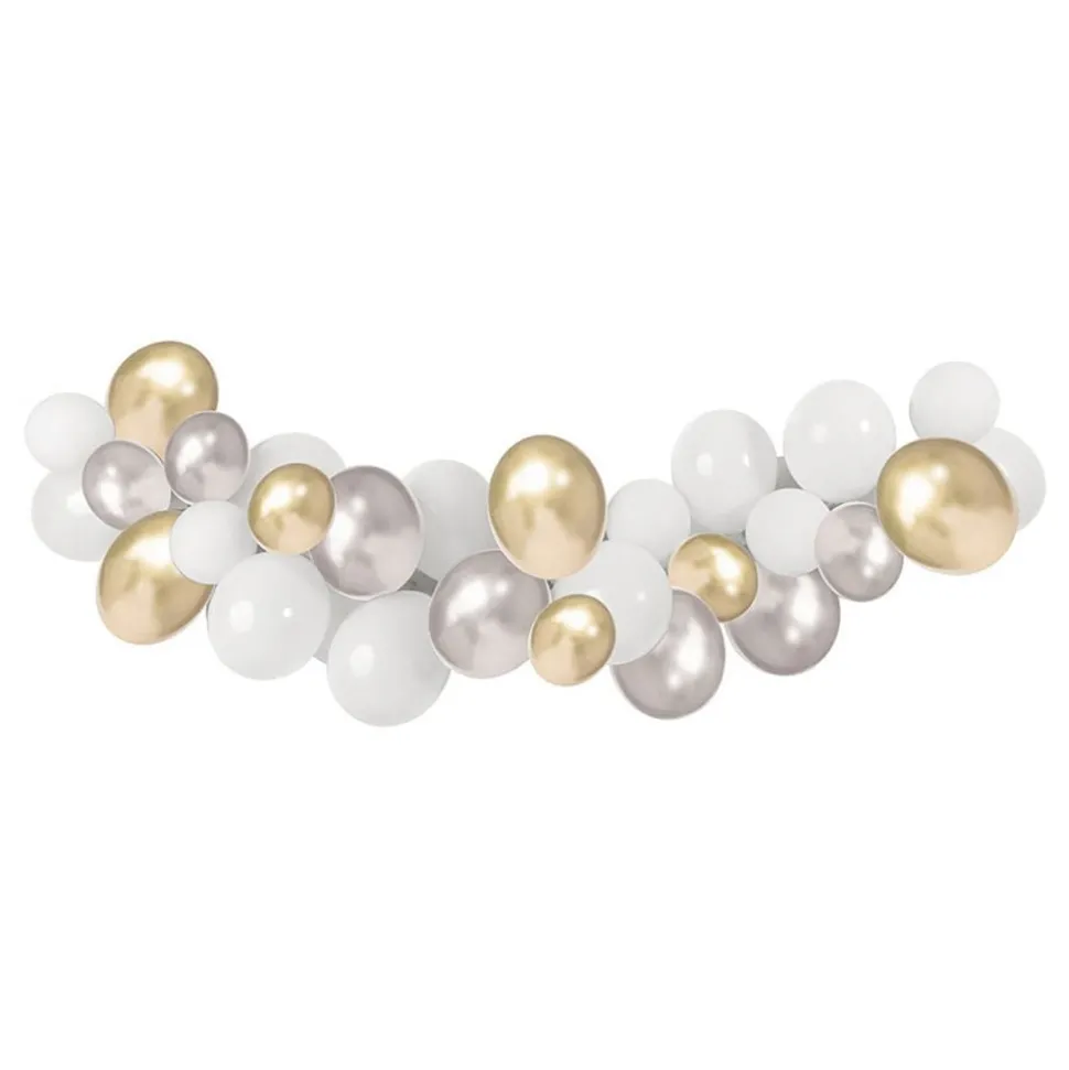Ballongbåge Guld/Silver