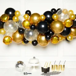 Ballongbåge Guld/Svart
