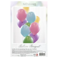 Ballongbukett Pastel