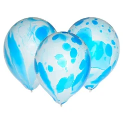 Ballonger Marmor Blå