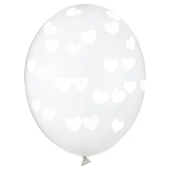 Ballonger med Hjärtan Transparenta