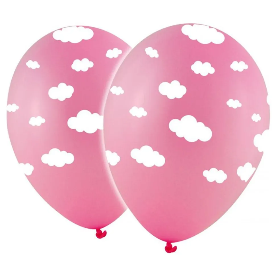 Ballonger med Moln Rosa