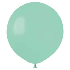 Ballonger Mintgrön Runda Stora