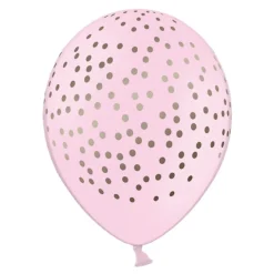 Ballonger Prickar Rosa/Silver