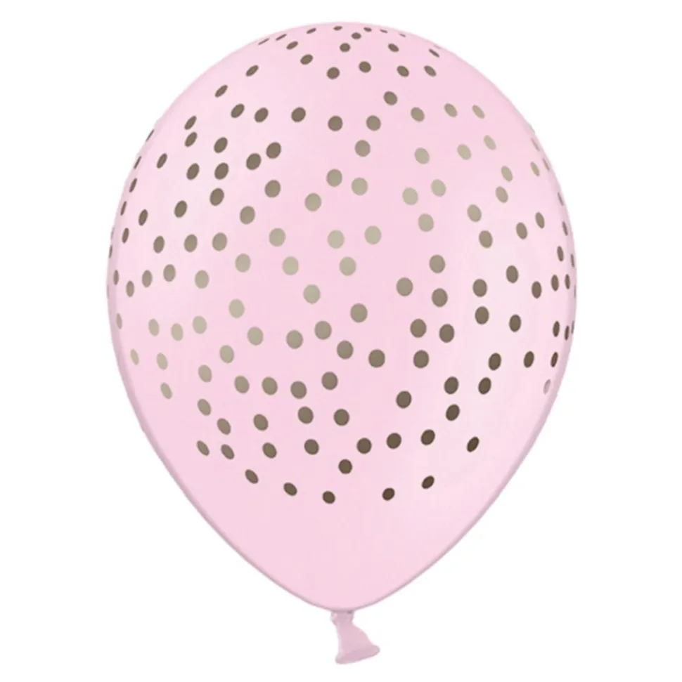 Ballonger Prickar Rosa/Silver