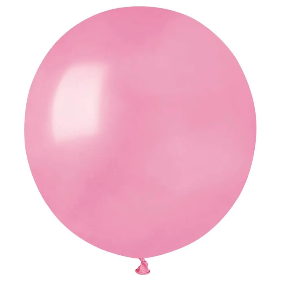 Ballonger Rosa Runda Stora