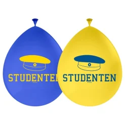 Ballonger Studenten Blå/Gul