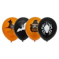 Ballonger Svart/Orange Halloween