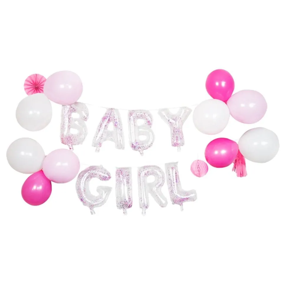 Ballonggirlanger Baby Girl