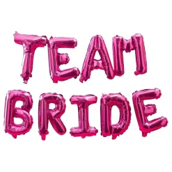 Ballonggirlang Team Bride Hot Pink