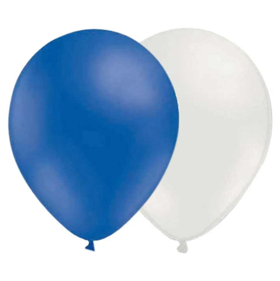Ballongkombo Blå/Vit