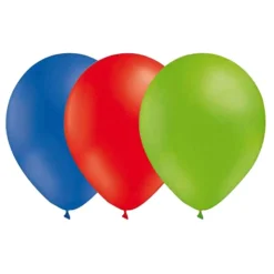 Ballongkombo Röd/Limegrön/Blå