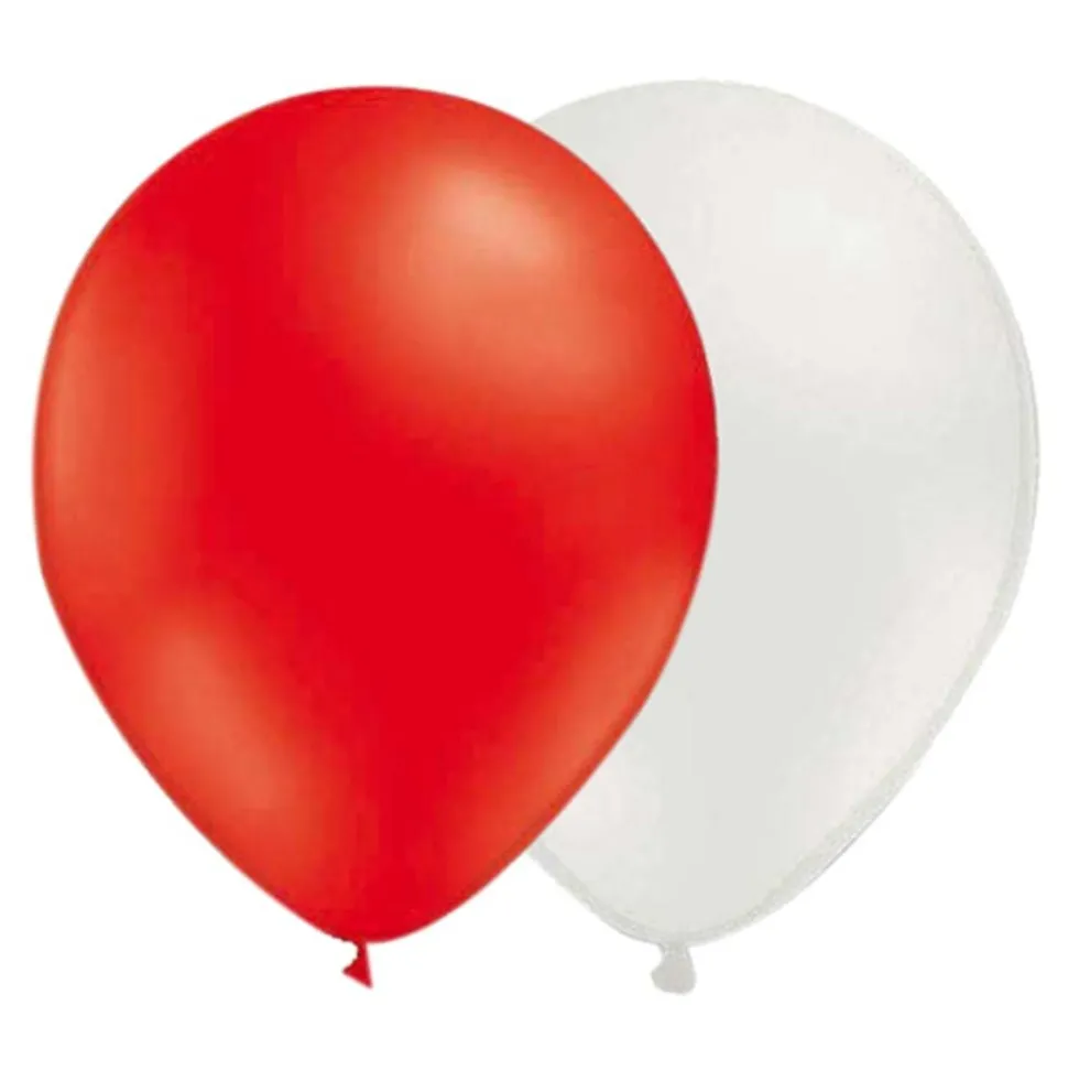 Ballongkombo Röd/Vit