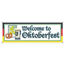 Banderoll Welcome to Oktoberfest
