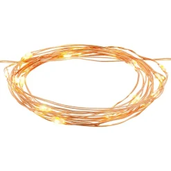 Batteridriven LED Ljusslinga Koppar