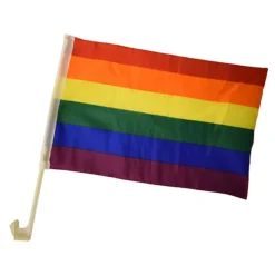 Bilflaggor Pride Flaggan