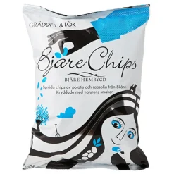 Bjäre Chips Gräddfil och Lök