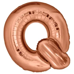 Bokstavsballong Roséguld Metallic