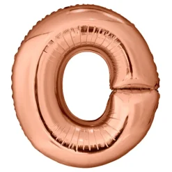 Bokstavsballong Roséguld Metallic