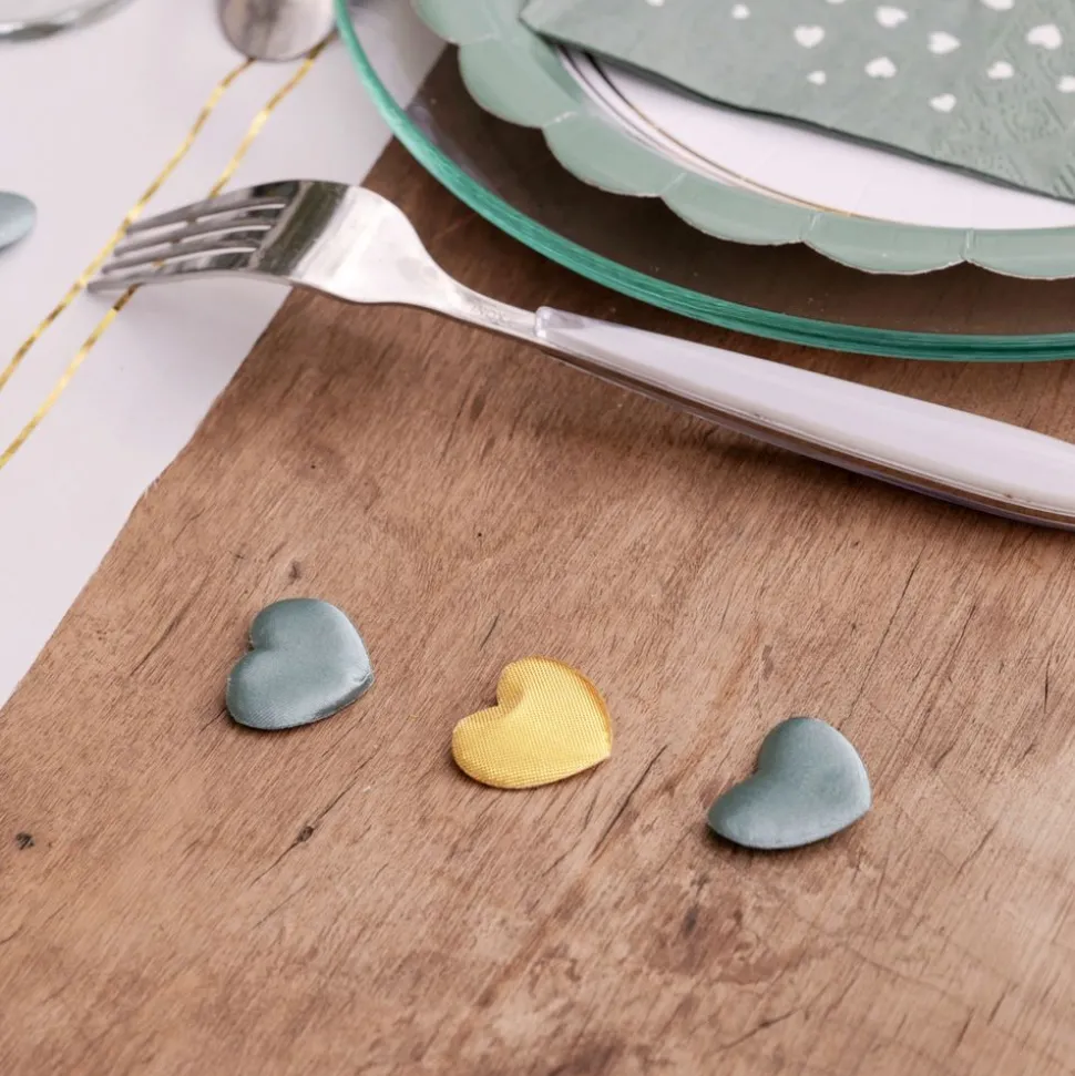 Bordsdekorationer Hjärta Guld
