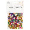 Bordskonfetti Siffra 7 Färgmix Metallic