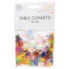 Bordskonfetti Siffra 50 Färgmix Metallic