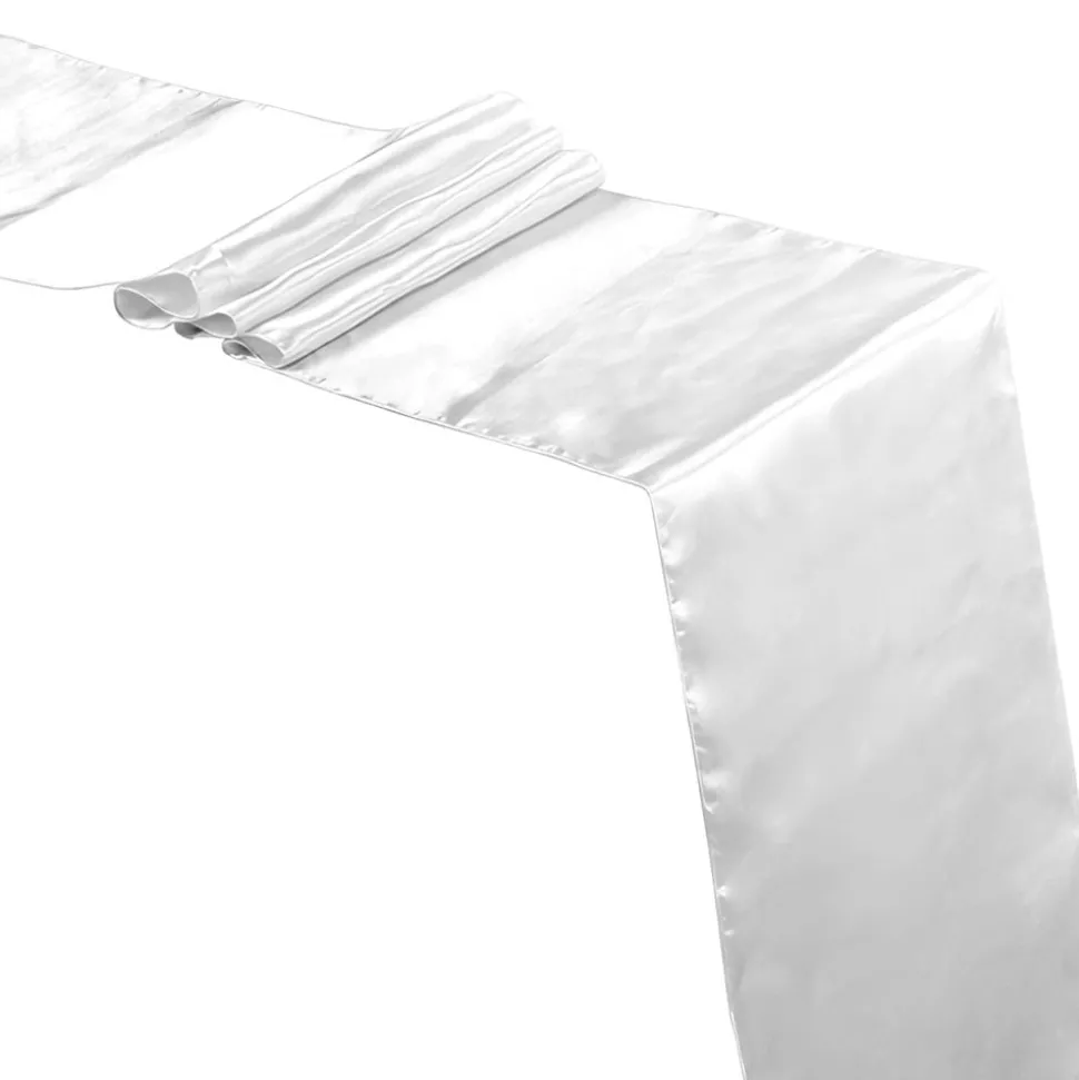 Bordslöpare Satin Vit