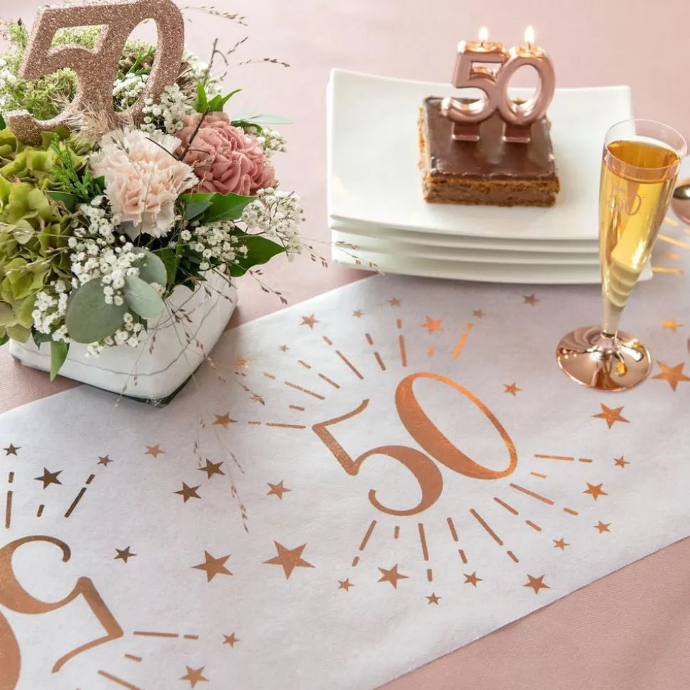 Bordslöpare Sparkling Roséguld