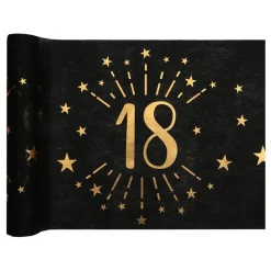 Bordslöpare 18 Svart/Guld