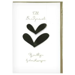 Bröllopskort Hjärtliga Gratulationer