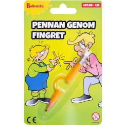 Butterick's Penna Genom Fingret Skämtartikel