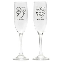 Champagneglas Cheers to Love
