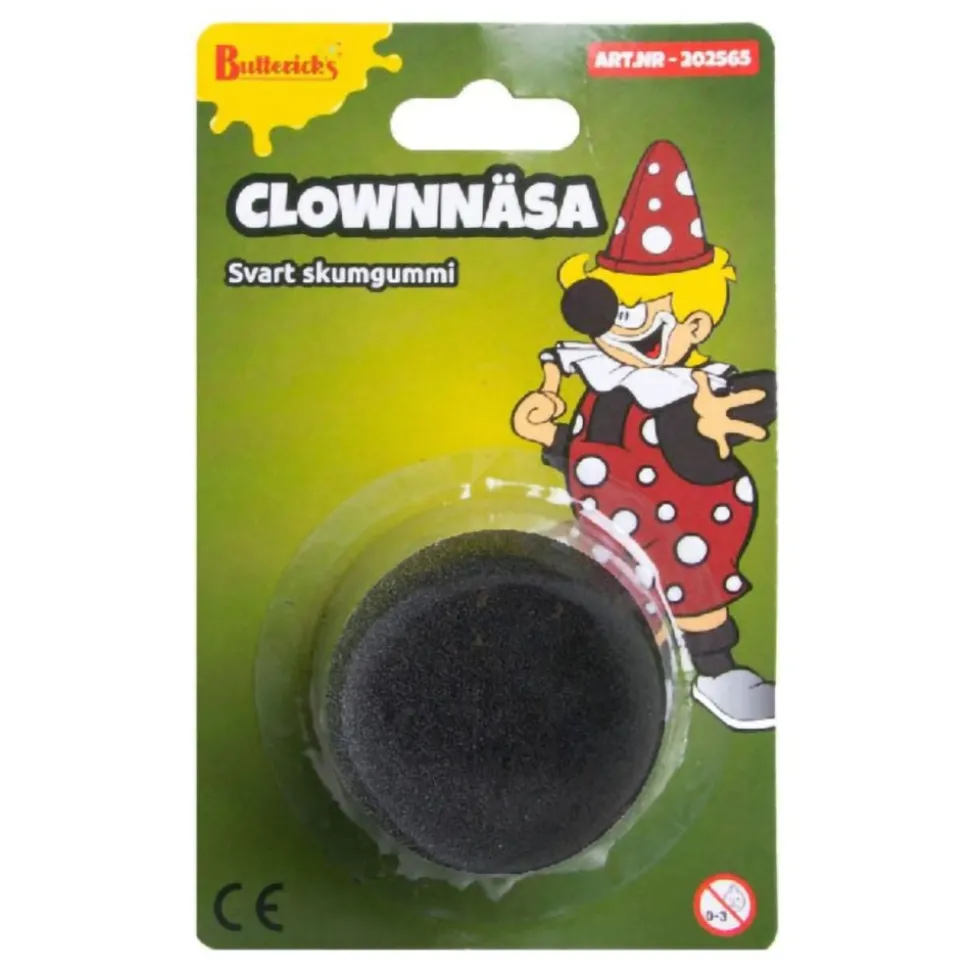 Clownnäsa i Skumgummi Svart