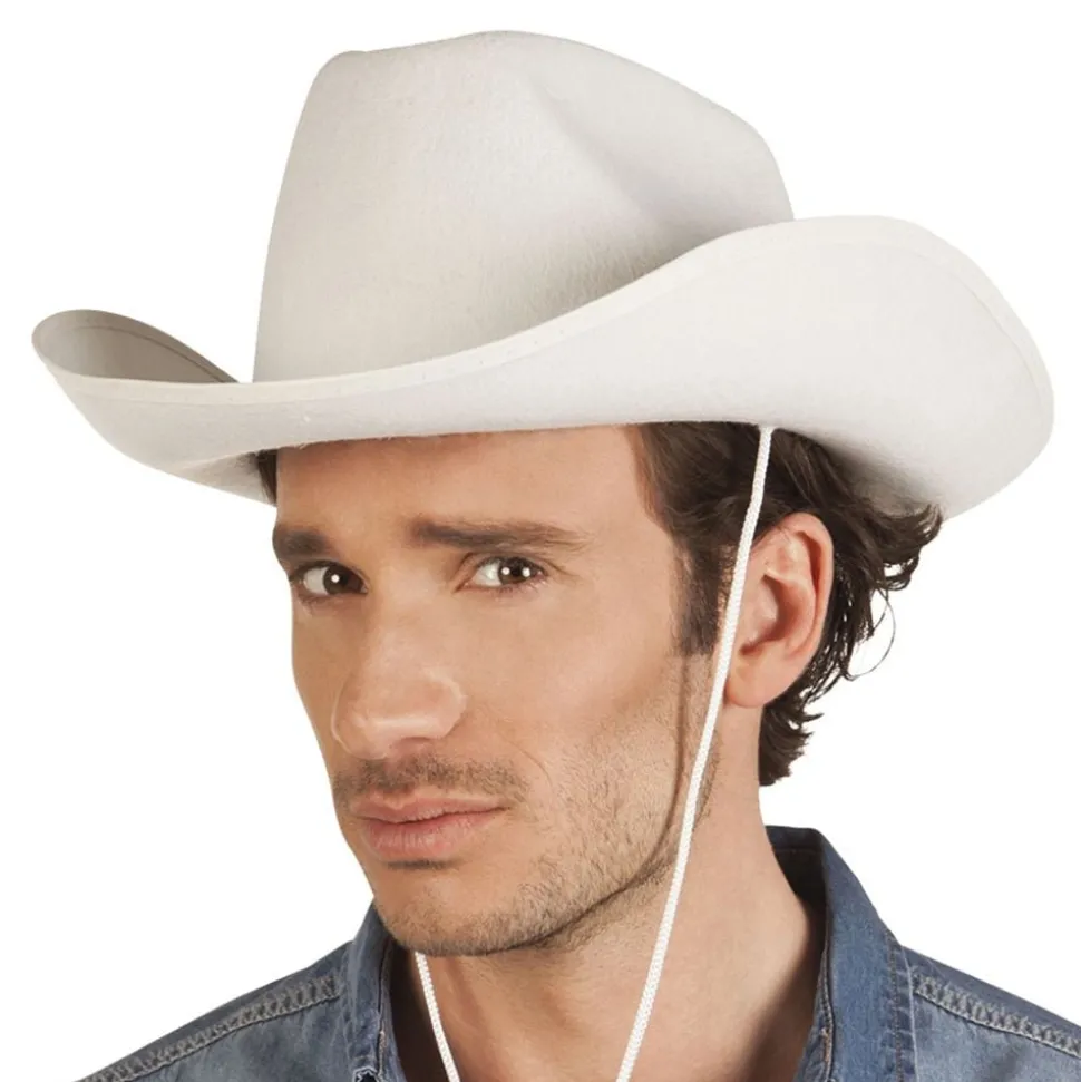 Cowboyhatt Rodeo Vit