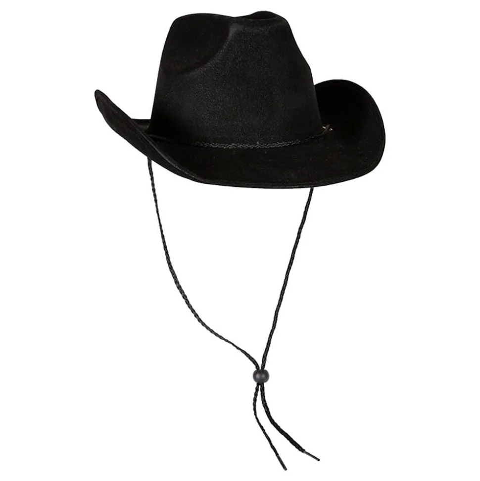 Cowboyhatt Svart Deluxe