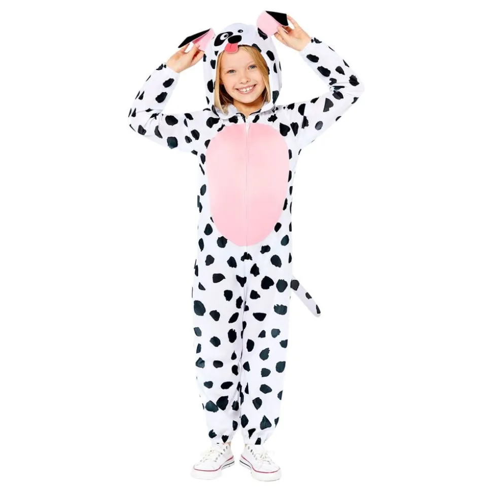 Dalmatiner Onesie Barn Maskeraddräkt