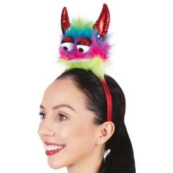 Diadem Fluffigt Monster med Horn