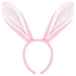 Diadem Kaninöron Rosa