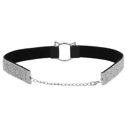 Diadem Kattöron & Choker Strass