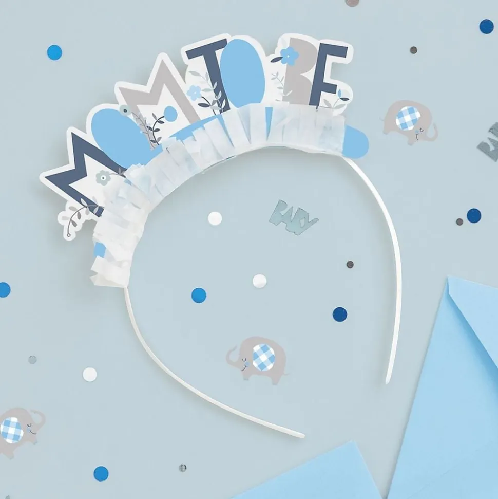 Diadem Mom To Be Blå