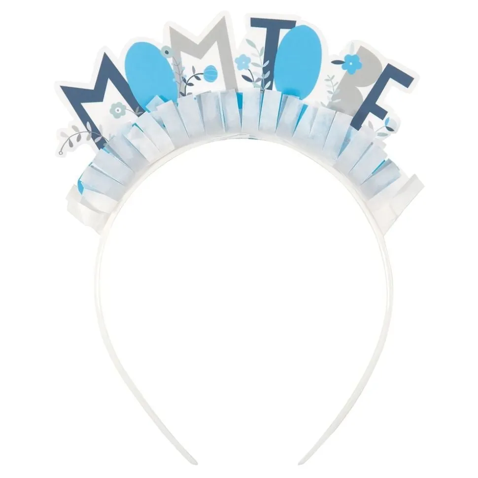 Diadem Mom To Be Blå